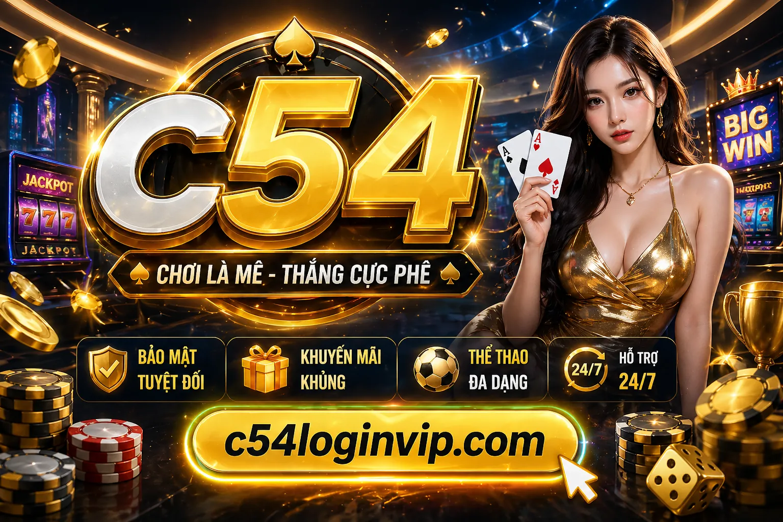 Hình ảnh nền hoành tráng với chủ đề nổ hũ Lucky6868